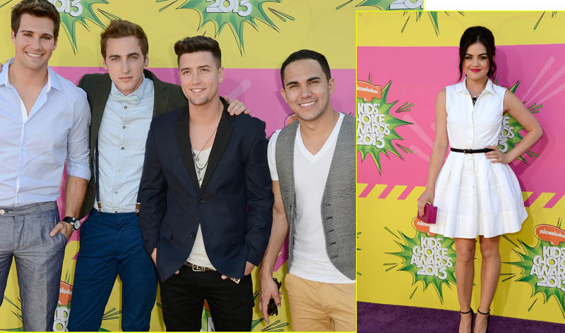 Vroče! Fantje iz Big Time Rush in Lucy Hale na KCA!