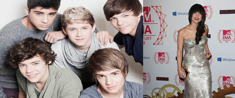 Vroče! One Direction in Carly Rae Jepsen zmagovalci na EMA!