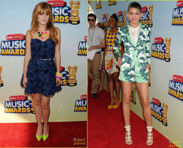 Foto: Zendaya in Bella Thorne na Disney nagradah!