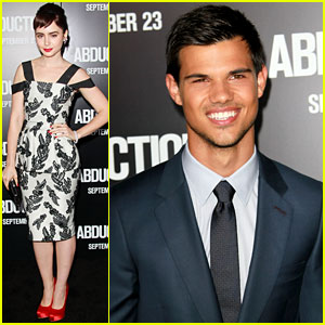 Foto: Taylor Lautner in Lily Collins blestela na premieri svojega filma!