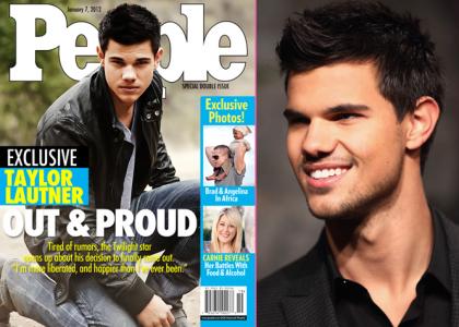 Šok! Taylor Lautner priznal, da je gej?!