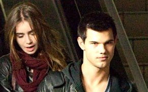 FOTO: Taylor Lautner: Prvič javno ujet s svojo punco Lily Collins!