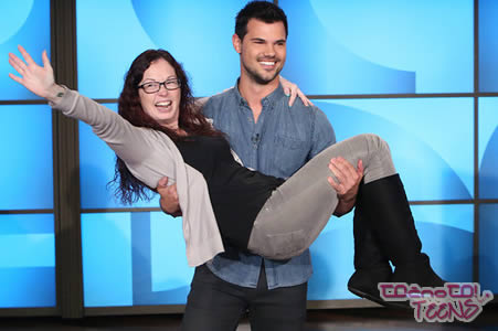 VIDEO! Taylor Lautner je takole presenetil oboževalko!