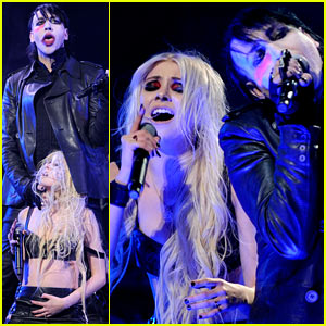Video: Taylor Momsen nastopila z Marilynom Mansonom in razturala!