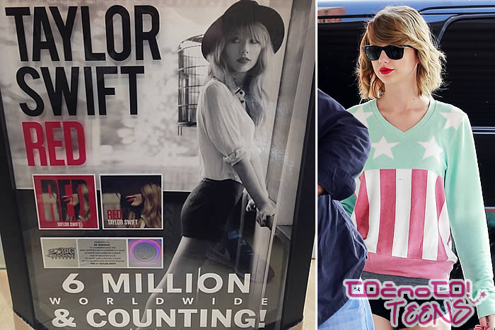 Taylor Swift prodala že 6 milijonov izvodov albuma Red!