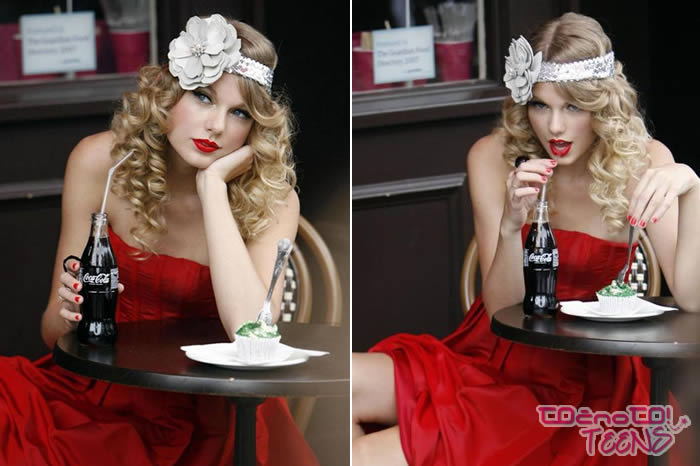 Taylor Swift kot Coca-Cola dekle!