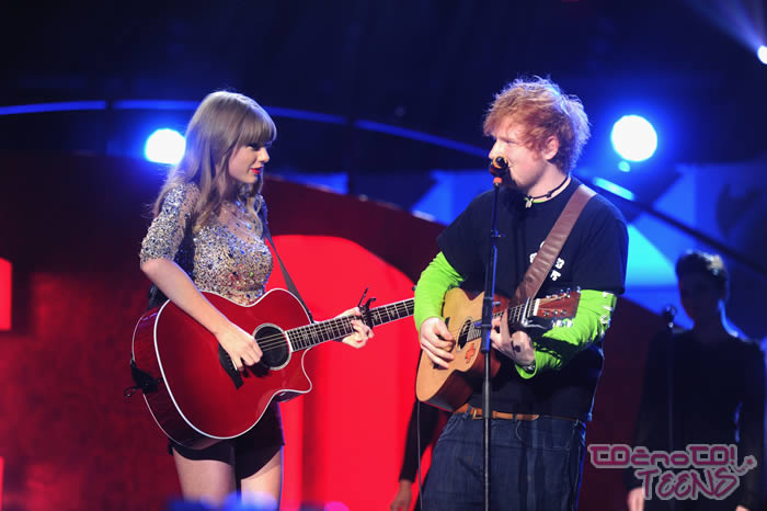 Taylor in Ed sta se skregala zaradi dueta!