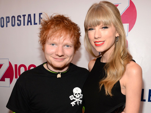 Taylor Swift: Želi si, da bi Ed Sheeran dobil Grammyja!
