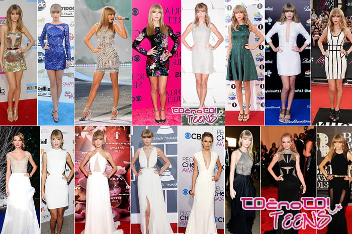 Predstavljamo TOP 23 videzov Taylor Swift