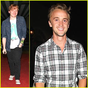 FOTO: Rupert Grint in Tom Felton sta skupaj žurala!