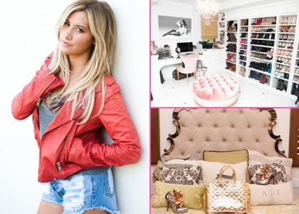 Ashley Tisdale: Odprla je vrata svoje prestižne omare!