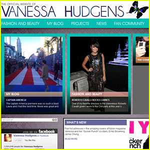 Vanessa Hudgens ima novo spletno stran!