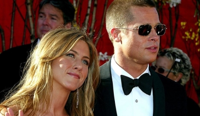 Brad Pitt in Jennifer Aniston