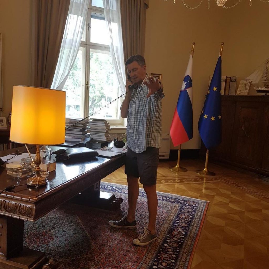 Borut Pahor, Borut Pahor že tradicionalno počne to vsak zadnji teden julija