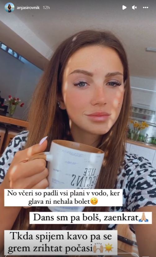 Anja Širovnik zdravstvene težave