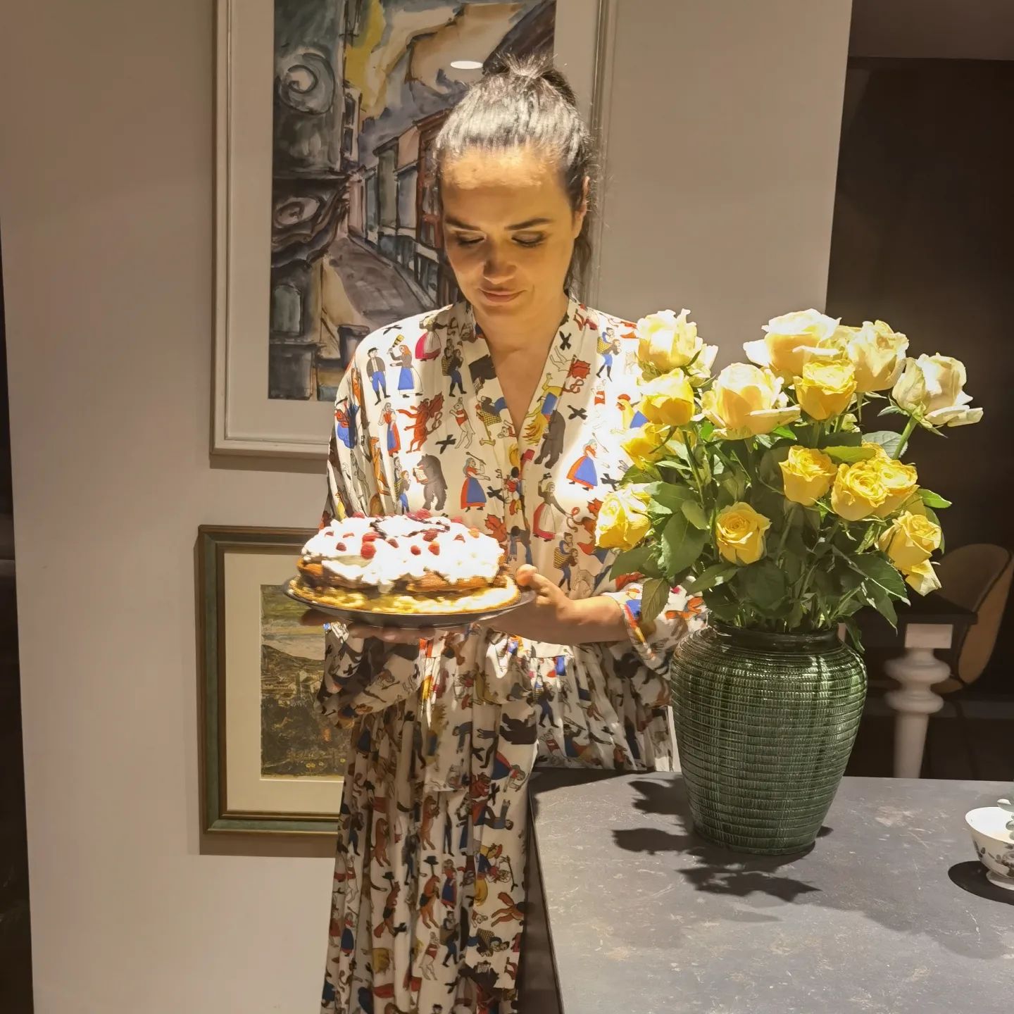 Alenka Košir je praznovala rojstni dan.