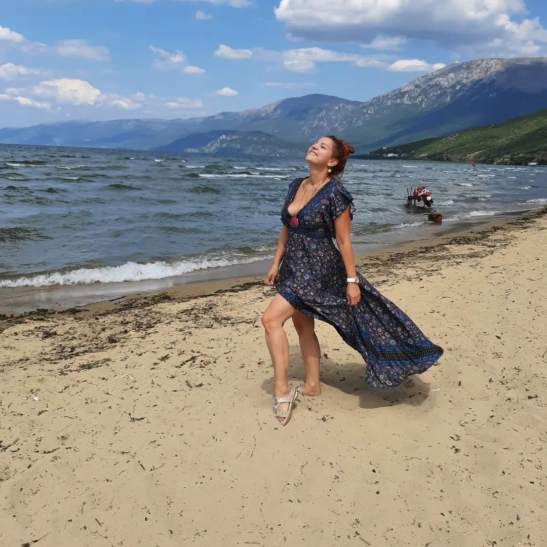 Tanja Žagar pleše na Ohridu