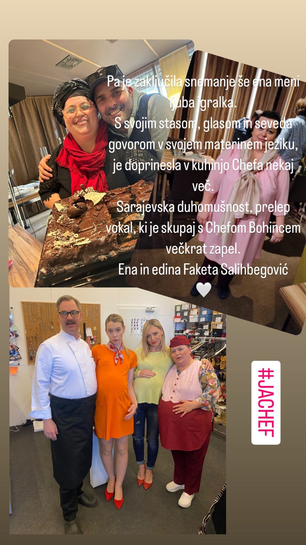 Šefika zapušča serijo. Vir: Instagram