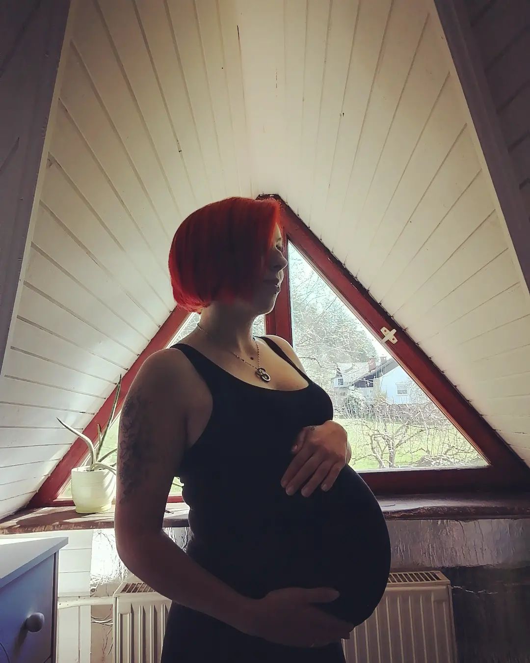 Mihaela je v zadnjem mesecu nosečnosti. Vir: Instagram