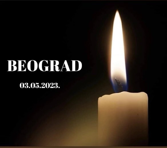 Helena Blagne se je poklonila žrtvam. Vir: Instagram