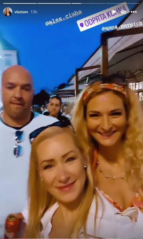 Vlasta, Aleš in Anna so skupaj obiskali dogodek v Ljubljani. Vir: Instagram