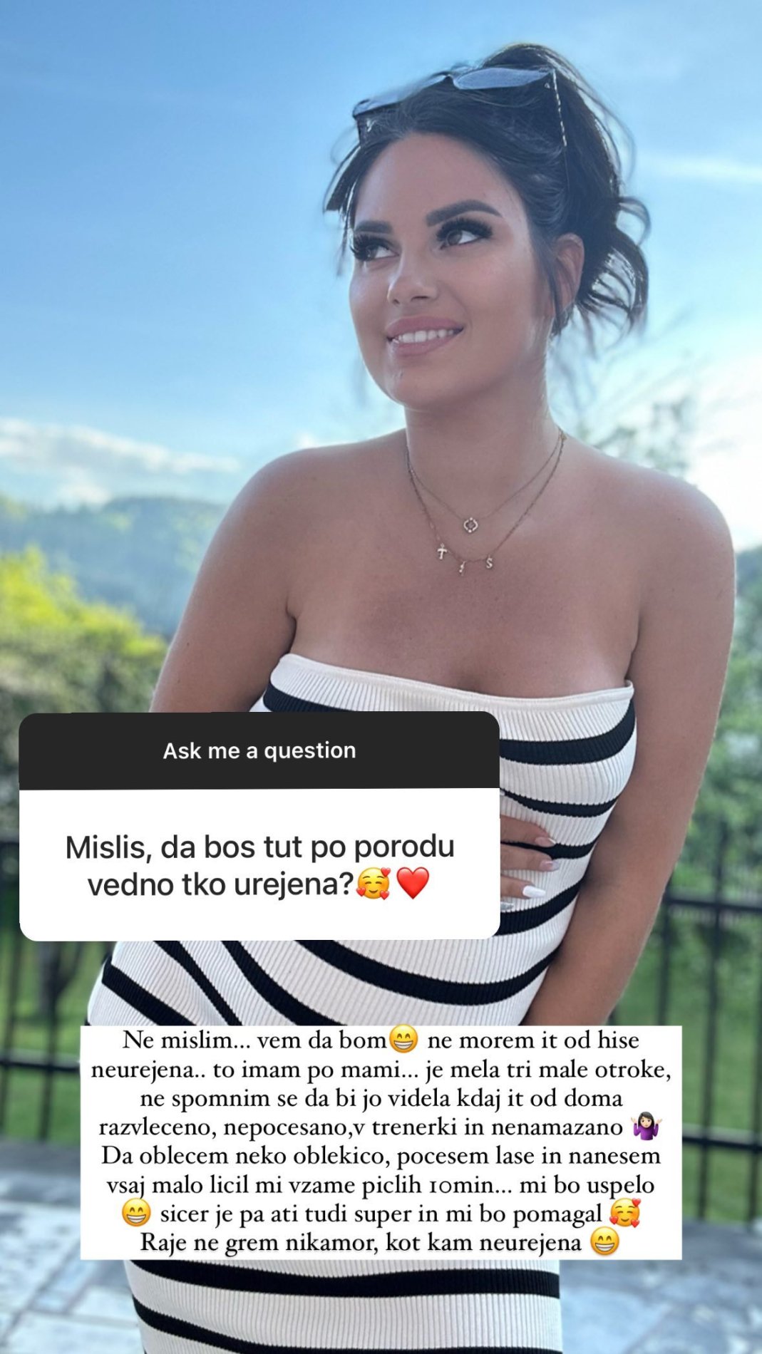 Ana Pusovnik je vedno urejena. Vir: Instagram