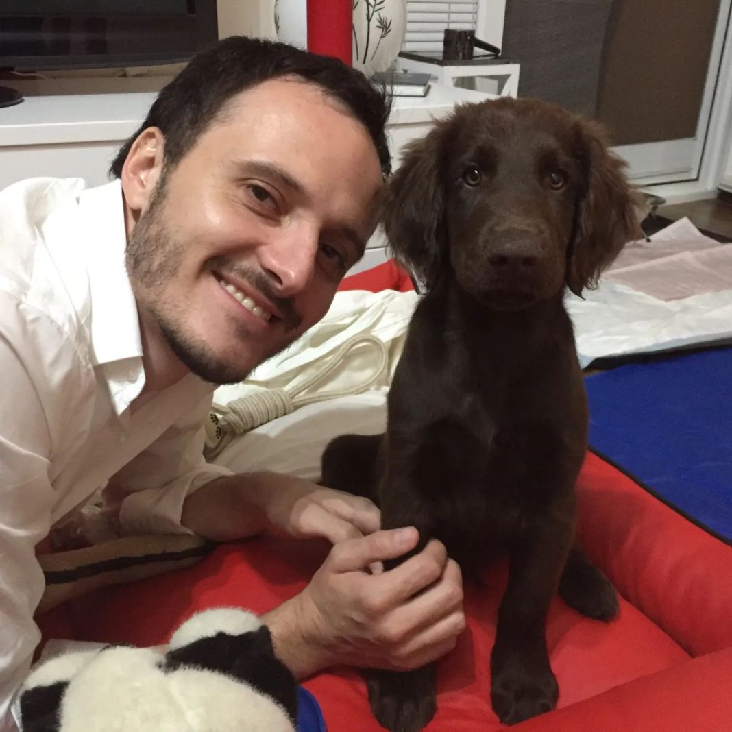 Blaž Švab s psom