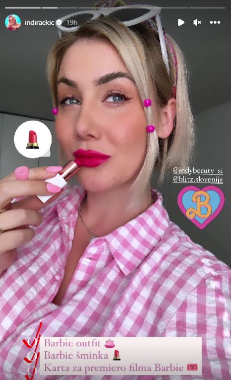 Indira Ekić je seksi kot še nikoli. Vir: Instagram
