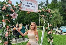 Vlasta Mažgon je uživala s sotrpini iz Poroke na prvi pogled, manjkal ni niti ta postavnež Vlasta Mažgon
