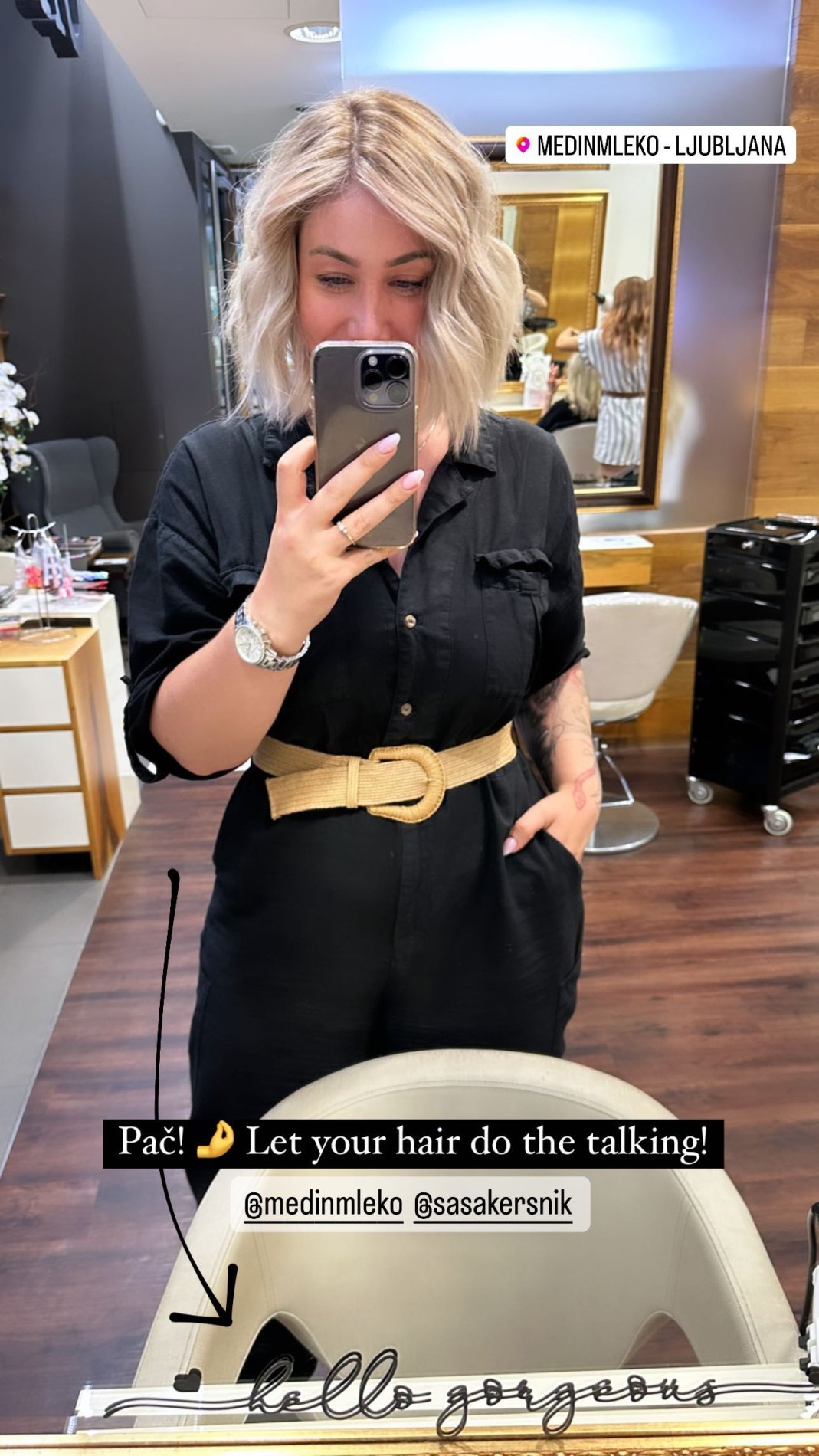 Indira ima novo pričesko. Vir: Instagram