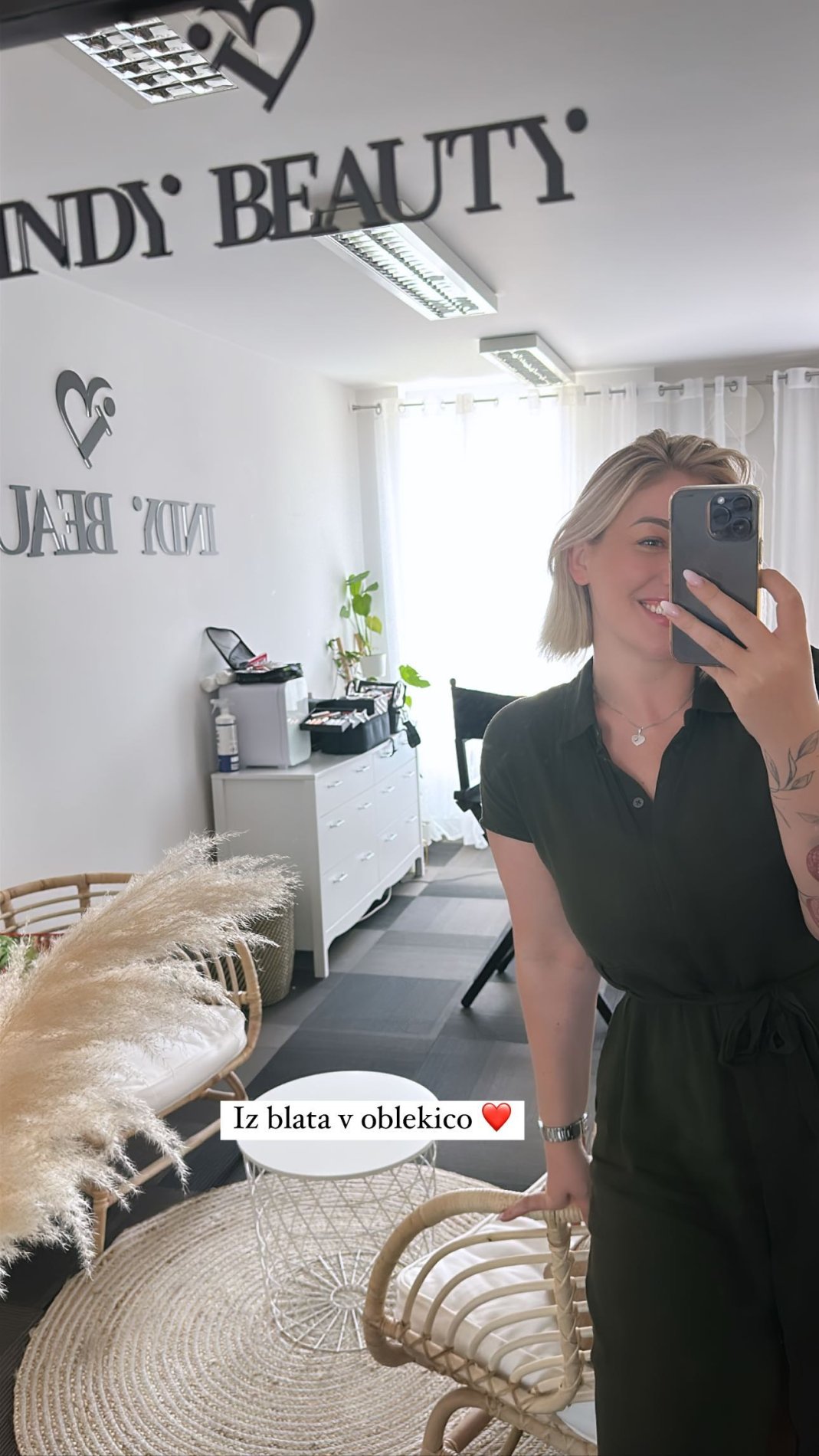 Indira Ekić se je preobrazila. Vir: Instagram