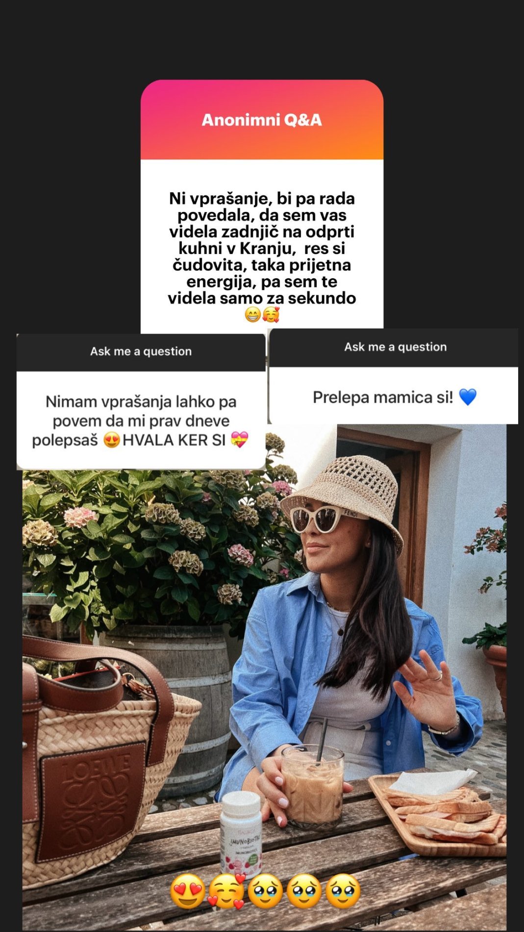 O Sanji imajo lepo mnenje. Vir: Instagram