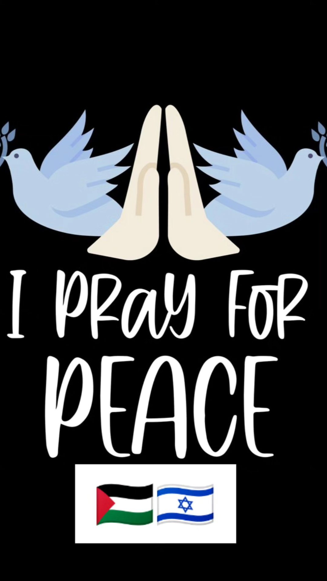Isaac Palma moli za mir. Vir: Instagram