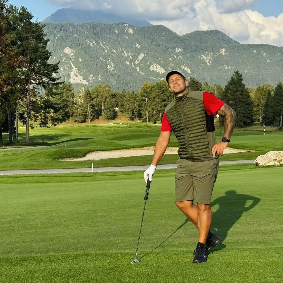 Jure Košir je igral golf. Vir: Instagram