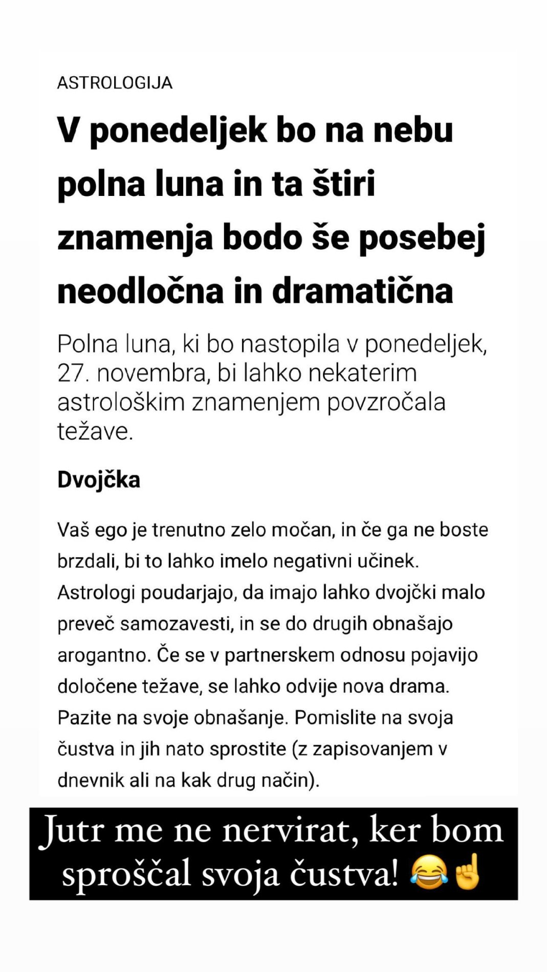 Miha Hercog bo sproščal svoja čustva