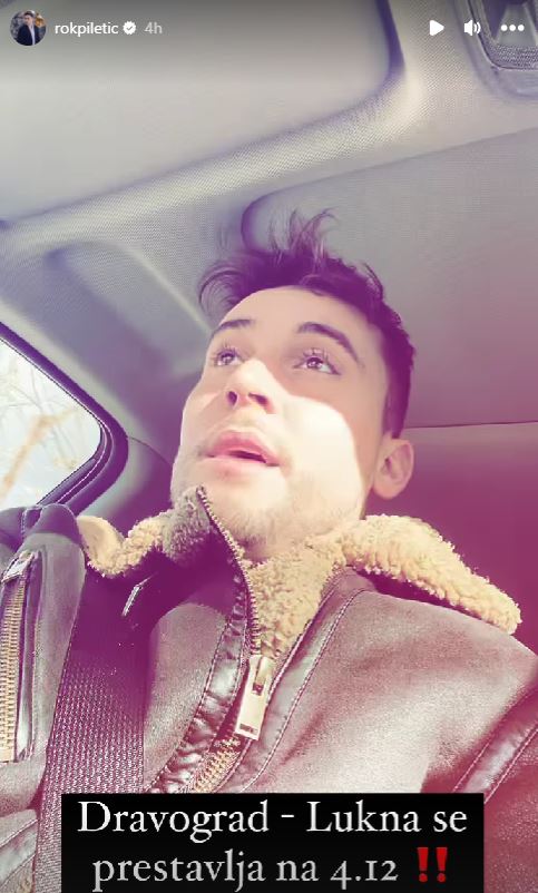 Rok je povedal slabo novico. Vir: Instagram