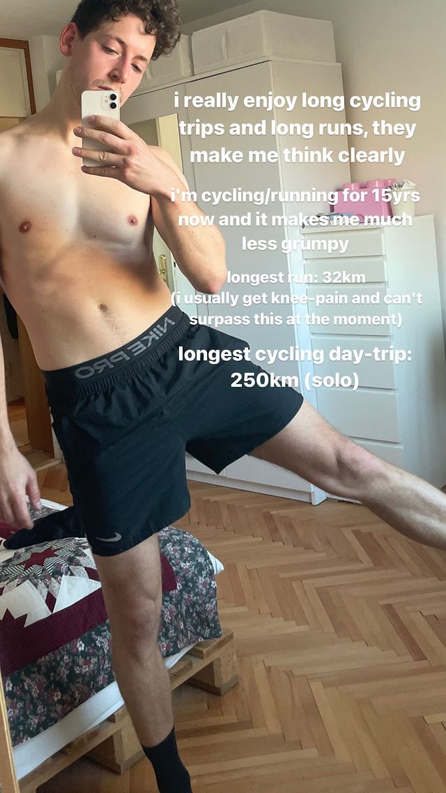 Gašper ima izklesano telo. Vir: Instagaram