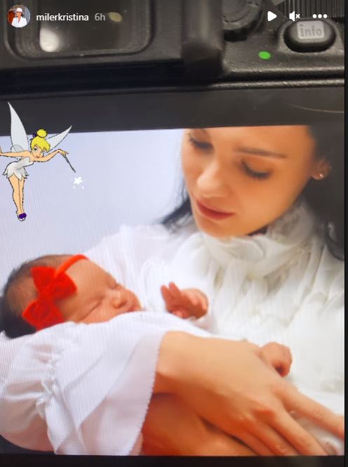 Kristina Miler je postala teta. Vir: Instagram
