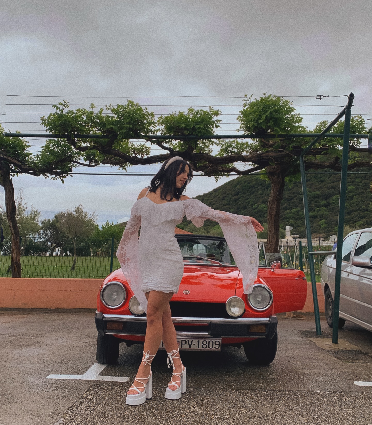 Tina je bila lepa in seksi nevesta. Vir: Instagram