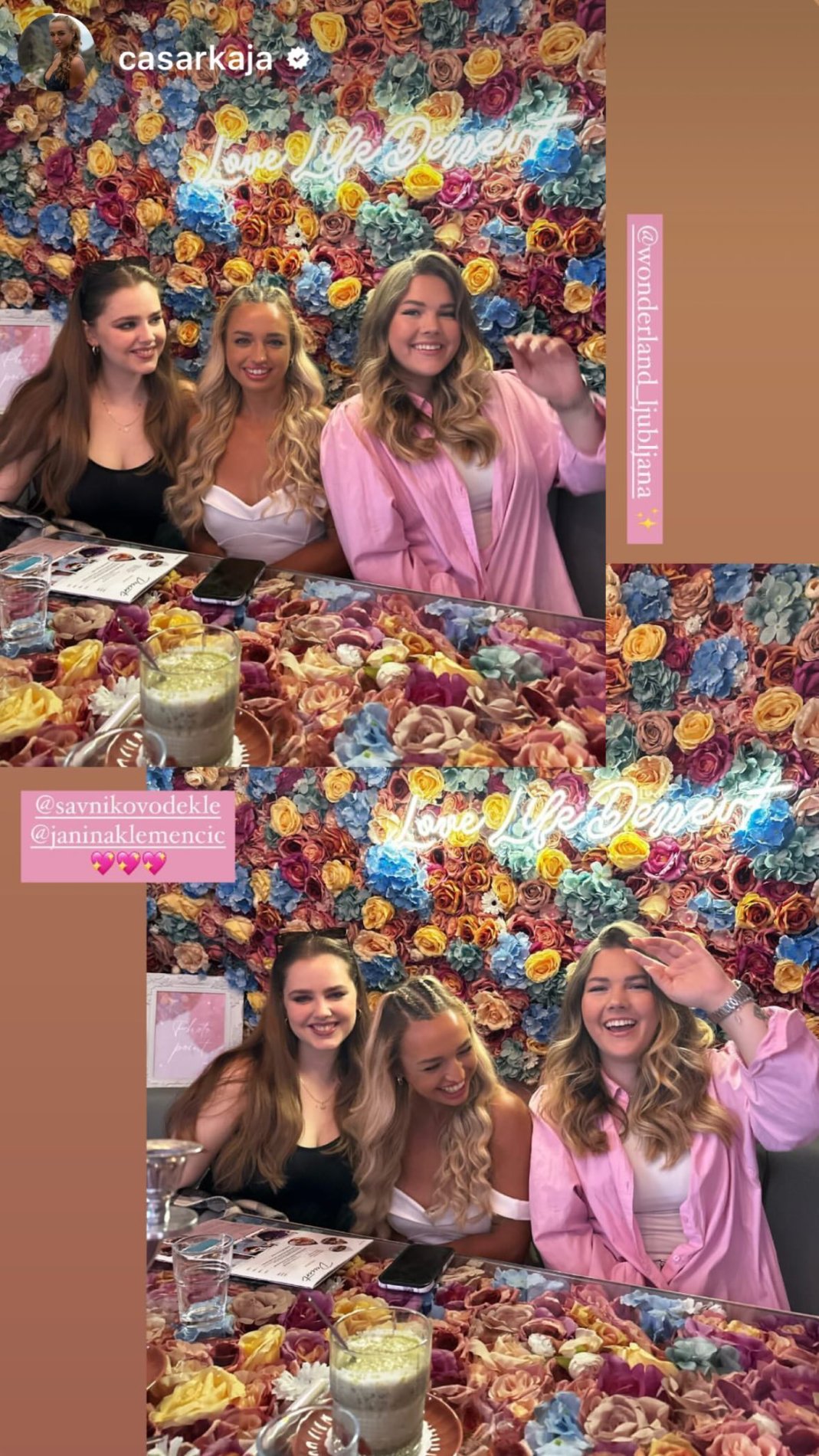 Dekleta se še vedno družijo. Vir: Instagram