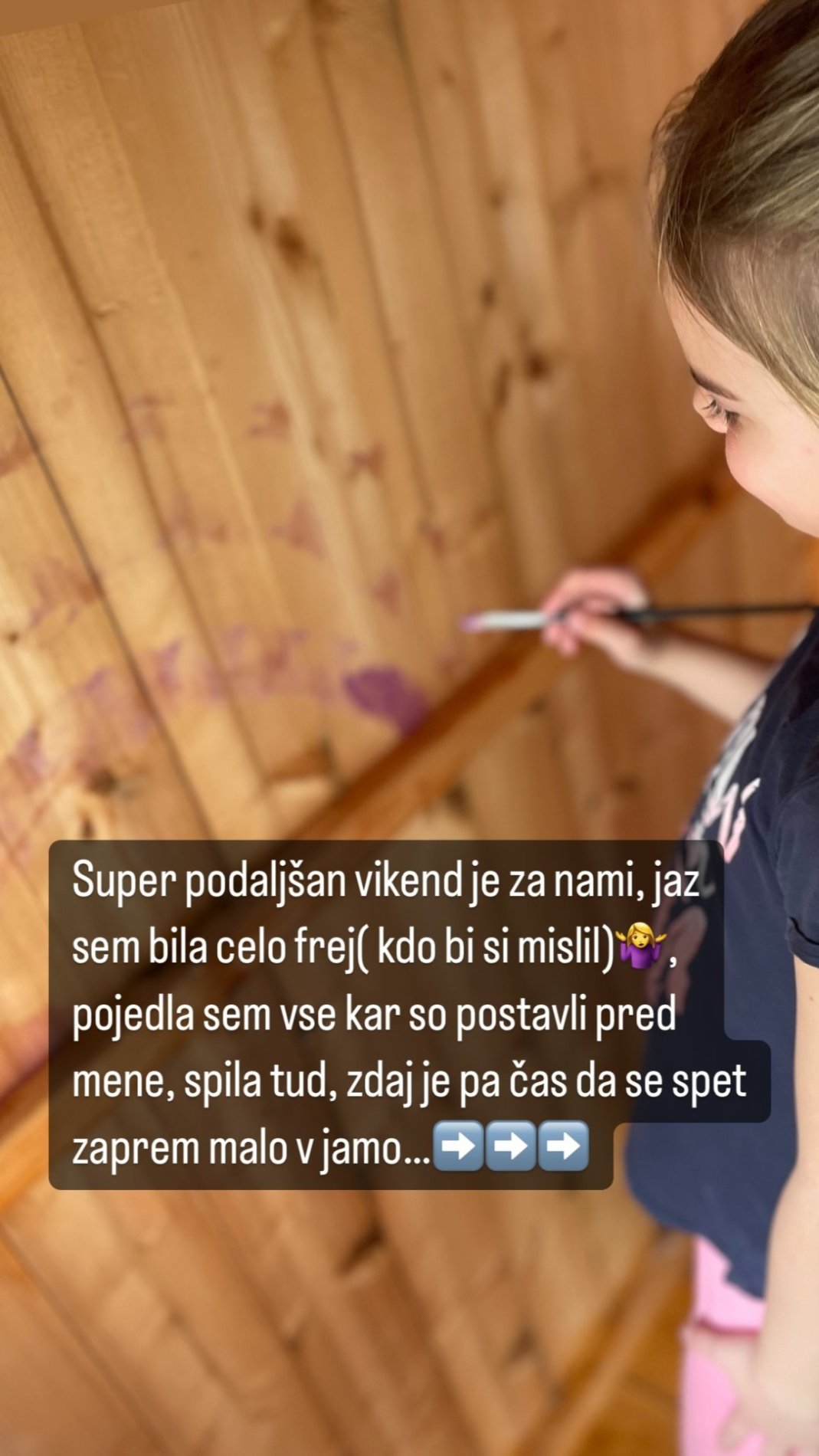 Rebeka Dremelj je imela lep vikend. Vir: Instagram