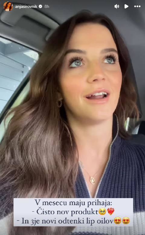 Anja Širovnik širi posel. VIr: Instagram