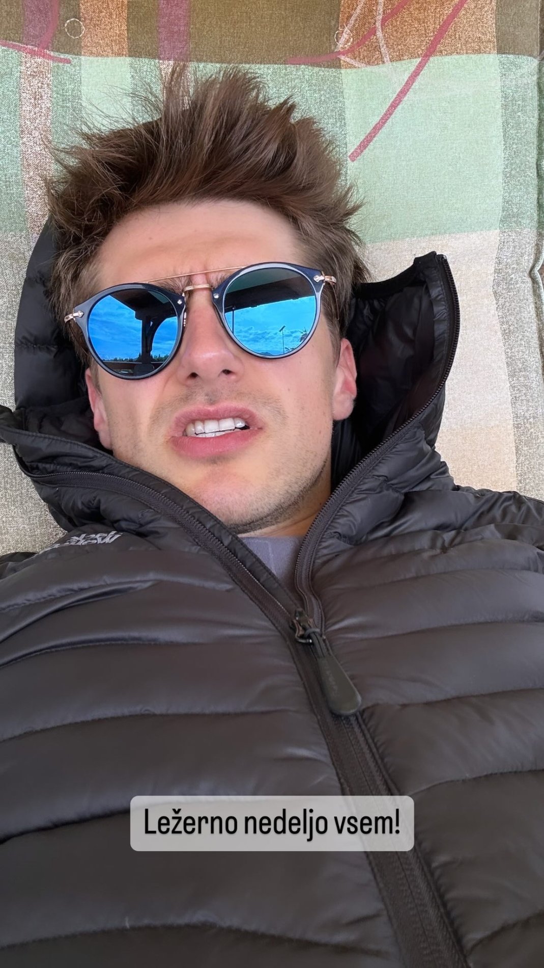 Matej Zemljič je bil srečen na nedeljo. Vir: Instagram