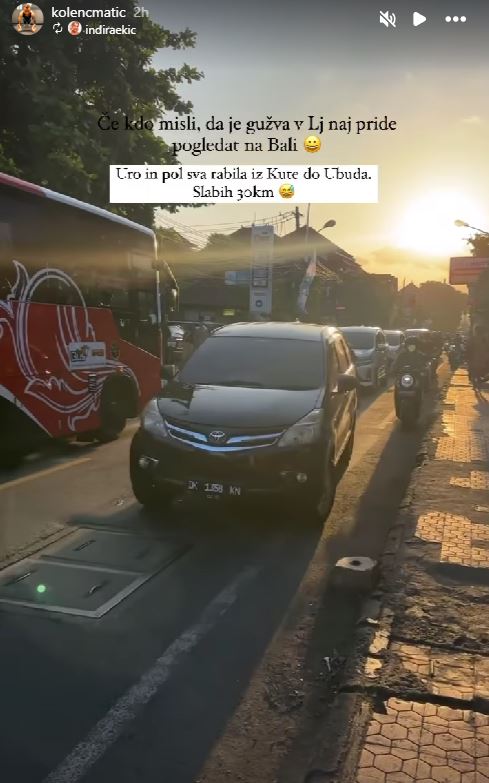 Indira Ekić na Baliju