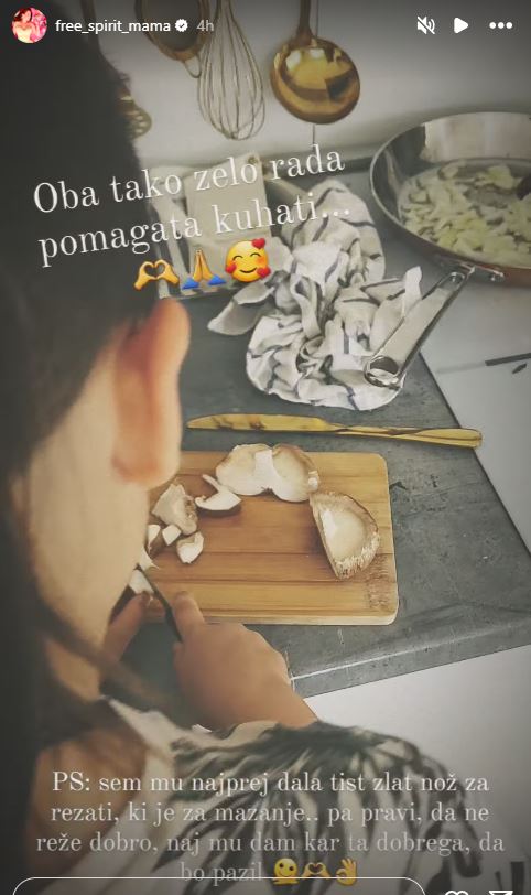 Iris Mulej - sin reže z nožem