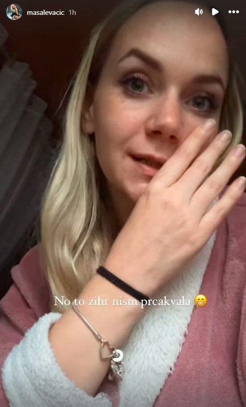 Maša je bila v času nevihte v kampu. Vir: Instagram