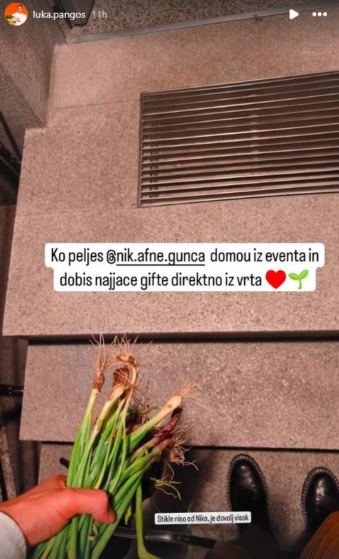 Luka je bil na dogodku. Vir: Instagram