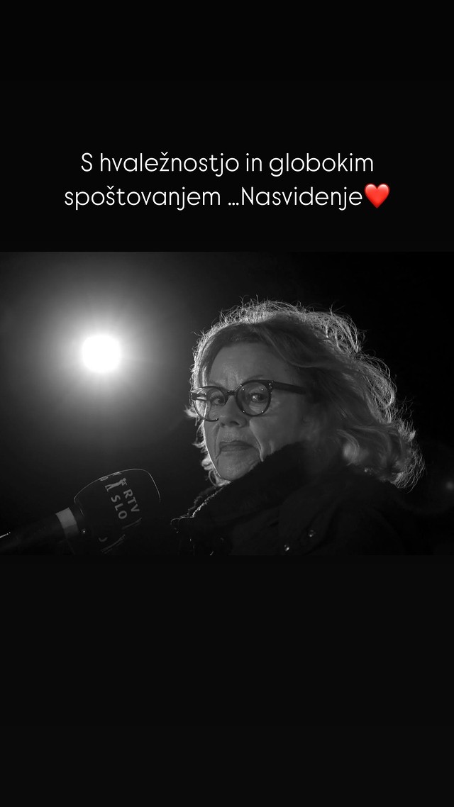 Rebeka Dremelj je objavila zapis. Vir: Instagram