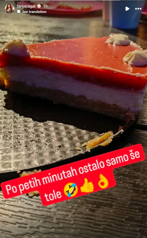 Tanja Žagar je naredila tole sladico