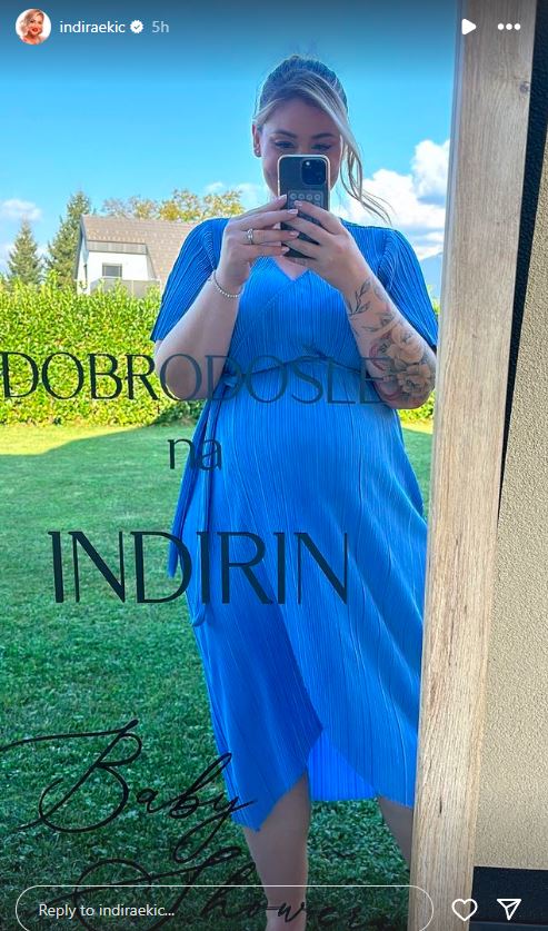 Baby Shower Indire Ekić. Vir: Instagram